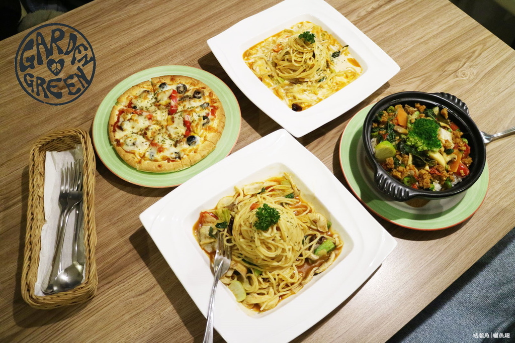 【食】高雄．鳥松區| 泰義蔬食咖啡館 Garden green ✜ 顛覆蔬食美味推薦