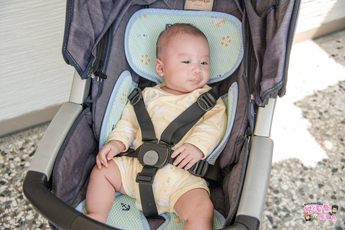 【嬰兒用品推薦】GIO超透氣涼爽推車座墊 - 通風涼爽質感Q彈，寶寶坐得舒適，媽媽開心~