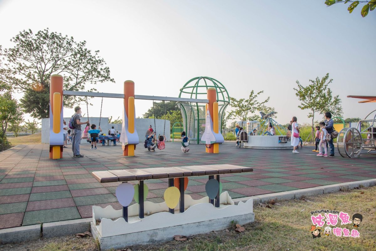 【台南親子場所】大恩公園 - 多種設施全部免費玩！讓小孩放電的好地方推薦，設備豐富且有趣