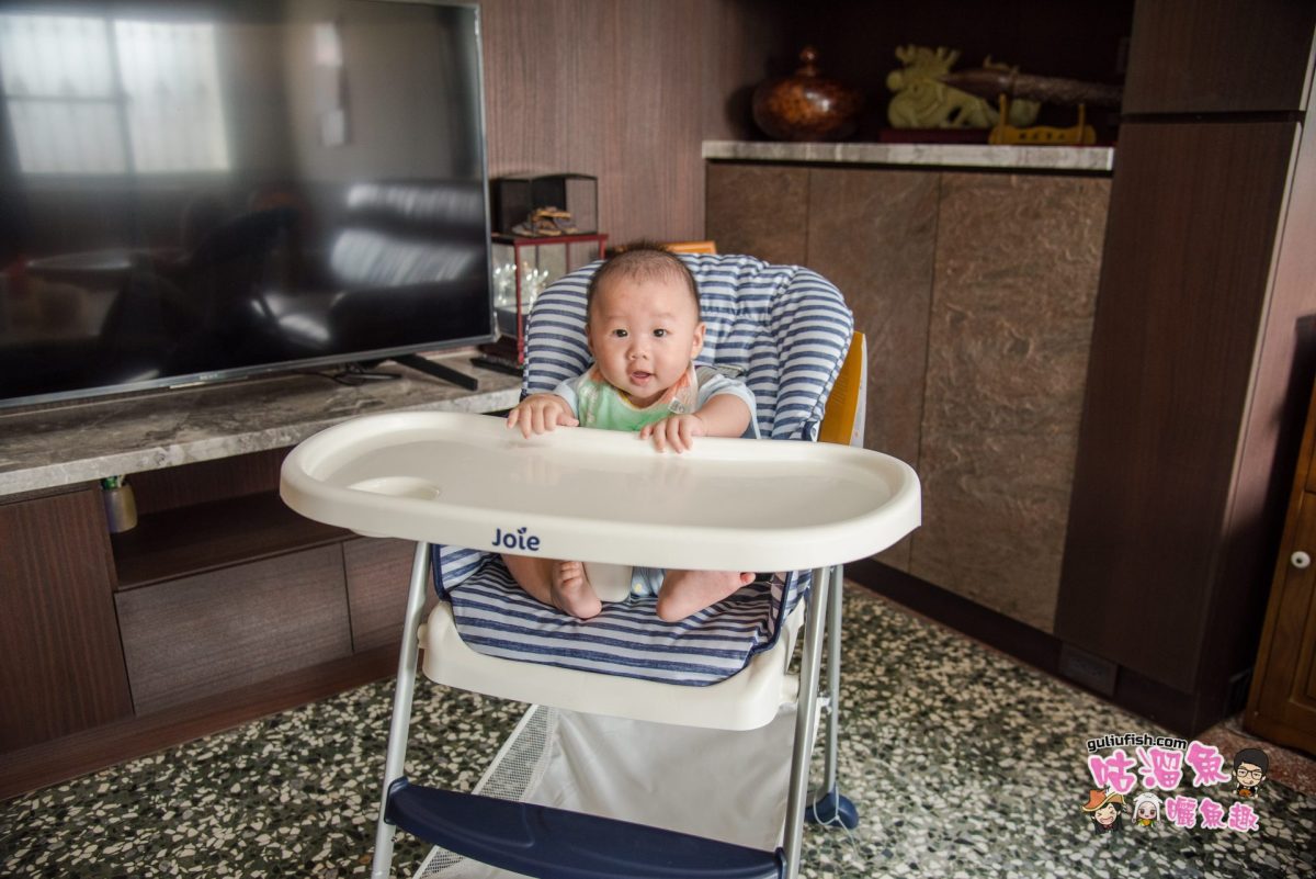【嬰幼兒用品】奇哥 joie mimzy snacker 輕便高腳餐椅(丹寧條紋) - 防水、輕便且好收納推薦！