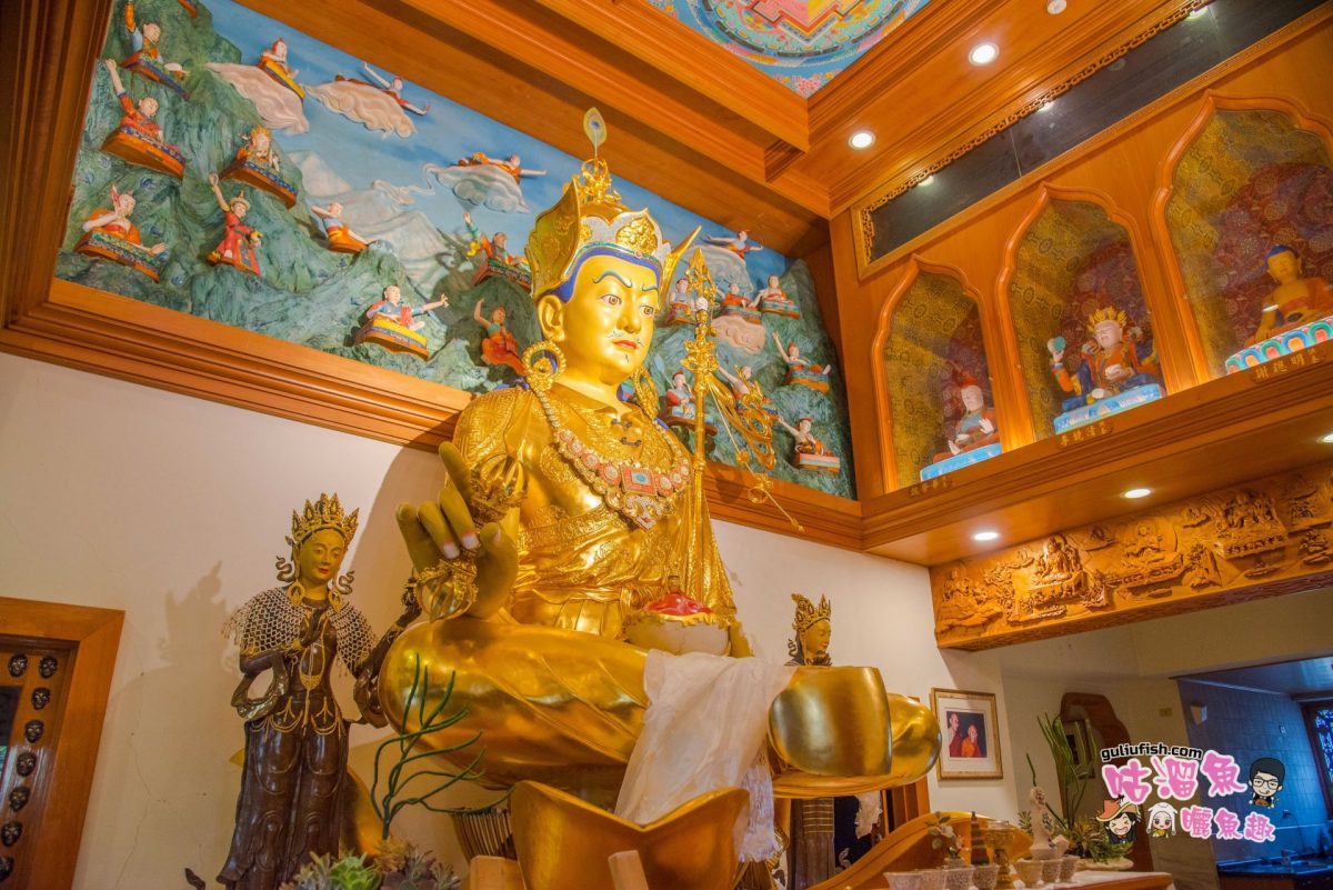 台南景點》噶瑪噶居寺 | 休閒好去處，求求好運來！彷彿置身西藏同框電影情節般的釋迦牟尼佛神像
