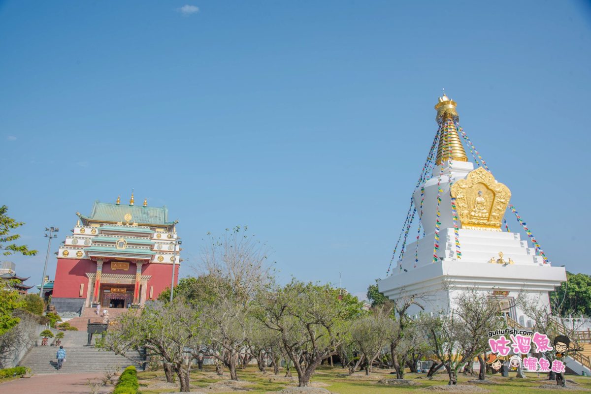 台南景點》噶瑪噶居寺 | 休閒好去處，求求好運來！彷彿置身西藏同框電影情節般的釋迦牟尼佛神像