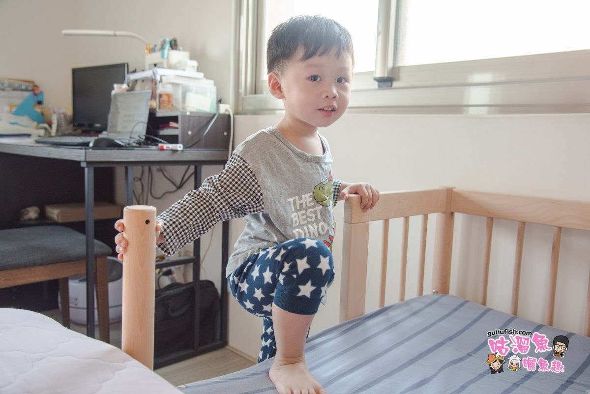 嬰幼兒成長床推薦》DIDI 櫸木兒童延伸床(旗艦型) ＆MIT天絲護椎床墊使用心得
