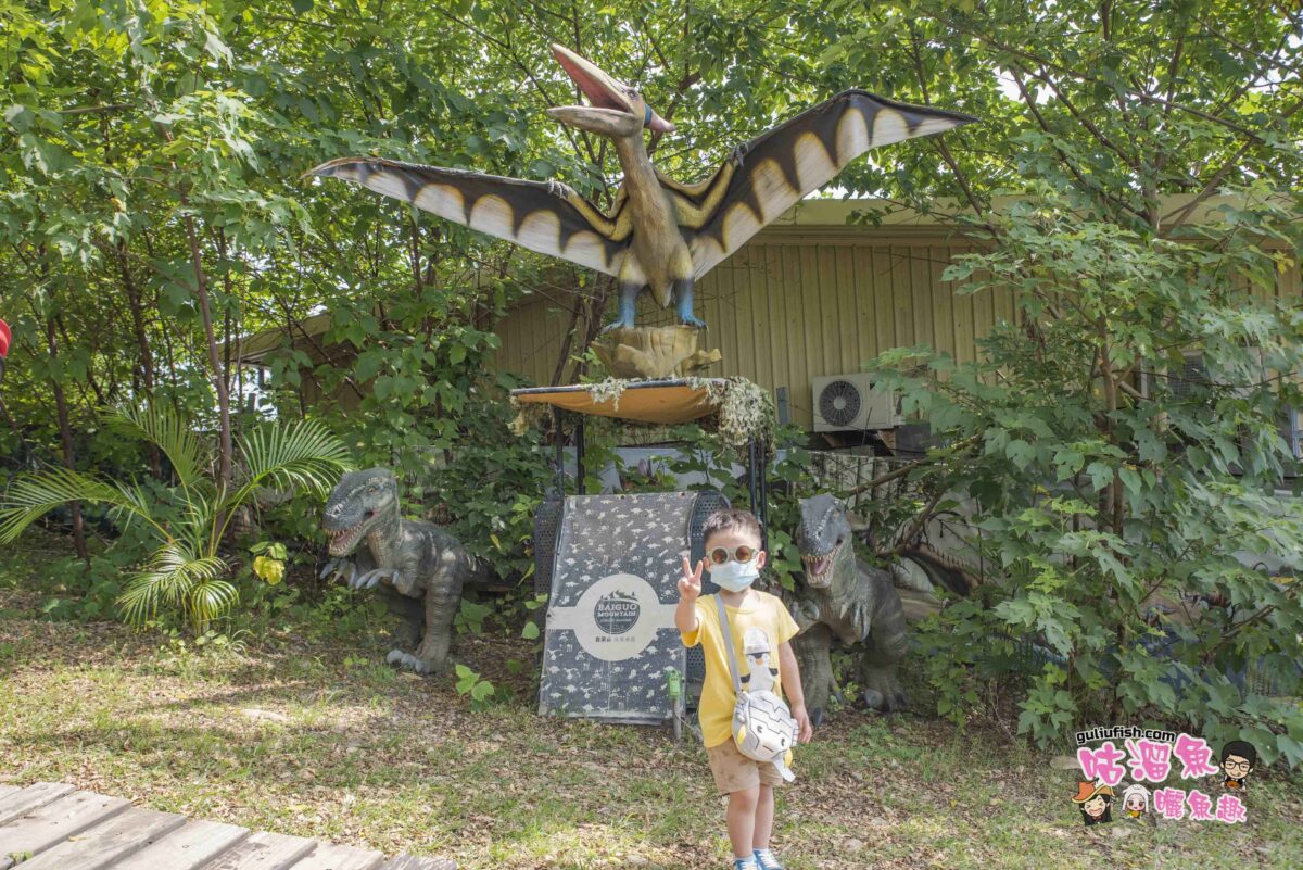 彰化景點》百果山探索樂園 台版侏羅紀主題園區，多項設施遊樂設施一票玩到底
