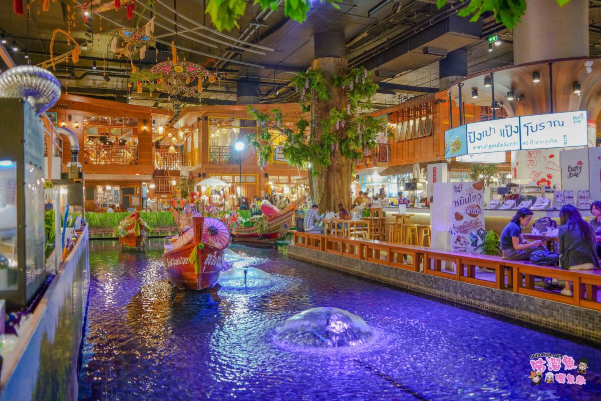泰國曼谷旅遊景點》ICONSIAM 暹羅天地 | 絕美浮誇水上市集搬進百貨公司室內，不僅好拍又好逛，還有超棒觀景台 /網美餐廳等