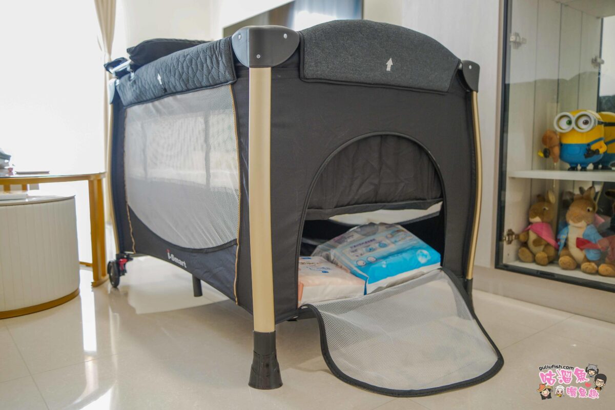 i-Smart雙層折疊嬰兒床 | 育兒好物推薦！快速安裝且收納容易，無論家用或攜帶外出也方便
