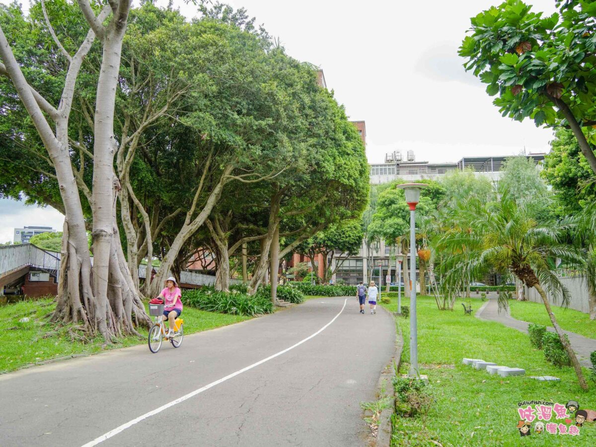 南崁溪桃園區第一河濱公園共融式遊戲場 | 桃園免費親子景點推薦！結合七感體驗打造適合全齡的遊憩環境， 還可騎自行車觀賞河景十分愜意