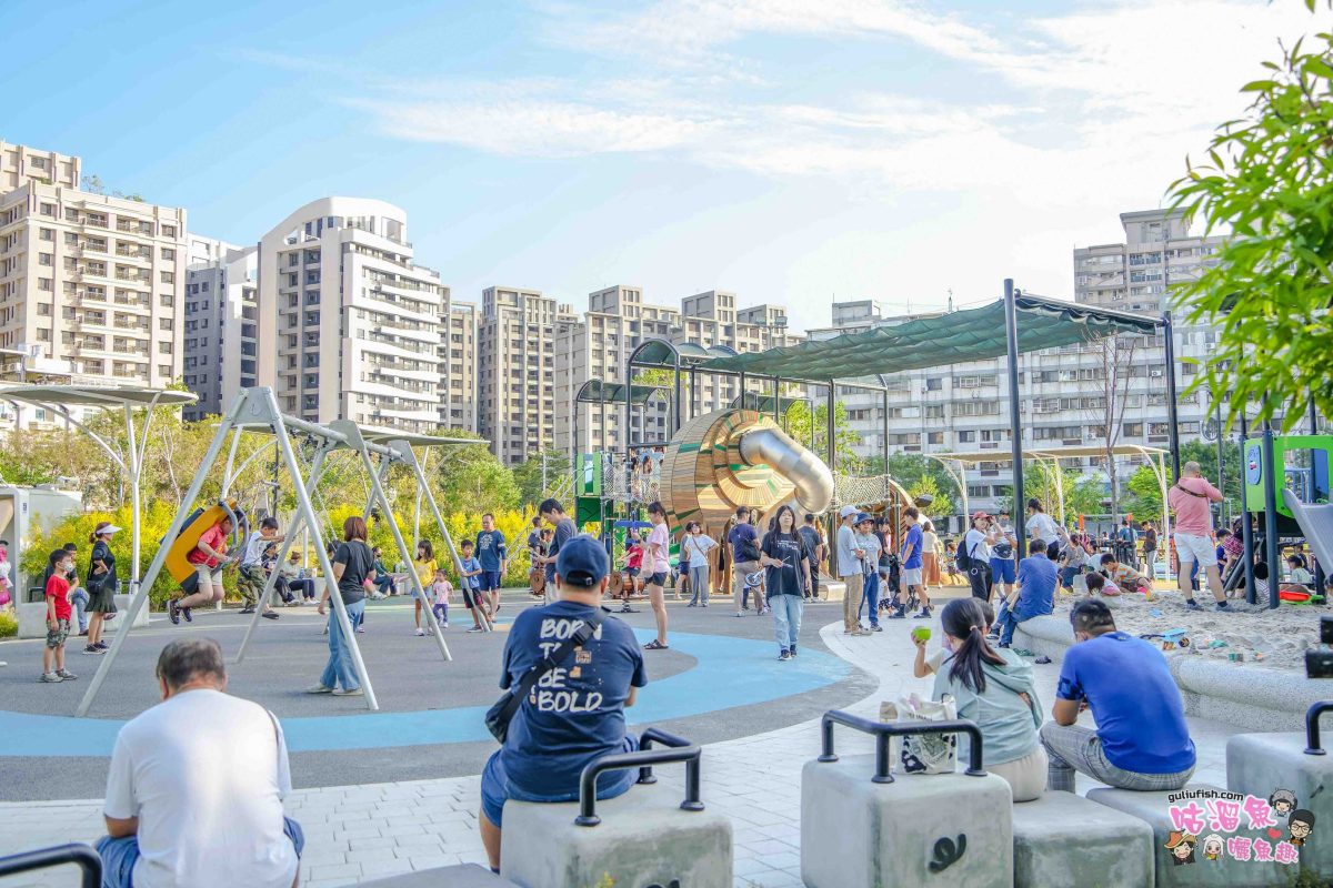 台中親子公園》豬事圓滿公園 | 以可愛小豬為主題打造的共融遊戲場，既可愛又好玩，大人也可一旁野餐