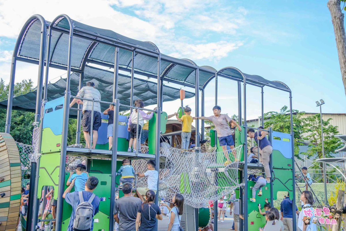 台中親子公園》豬事圓滿公園 | 以可愛小豬為主題打造的共融遊戲場，既可愛又好玩，大人也可一旁野餐