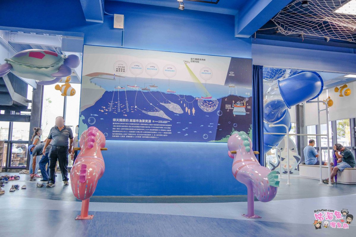 高雄親子景點》蚵子寮海洋漁業親子館 | 室內戶外玩翻天！寓教於樂的海洋主題親子館，還可愜意賞漁港景緻，周邊吃海鮮