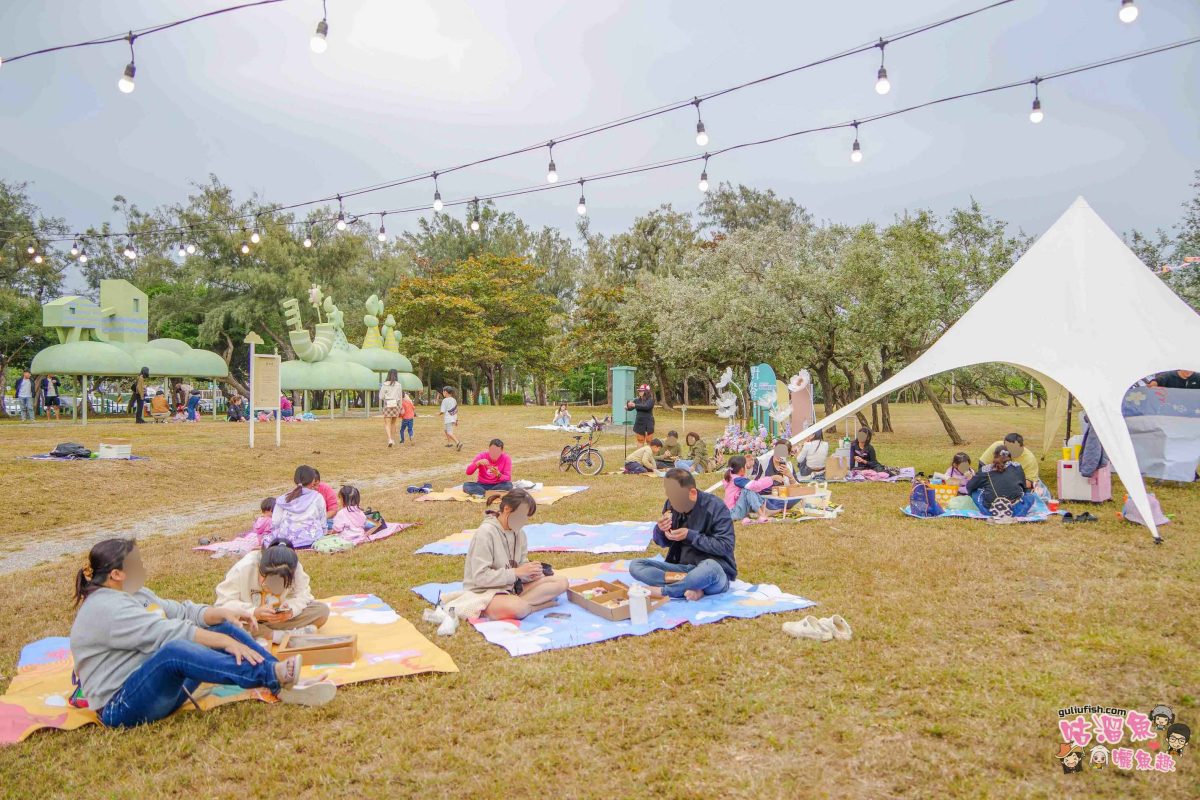 屏東景點》雲光島-青洲濱海遊憩區 | 不插電夜晚會自動發光的新亮點！晚上可用手電筒作畫，白天則是野餐放鬆好地方