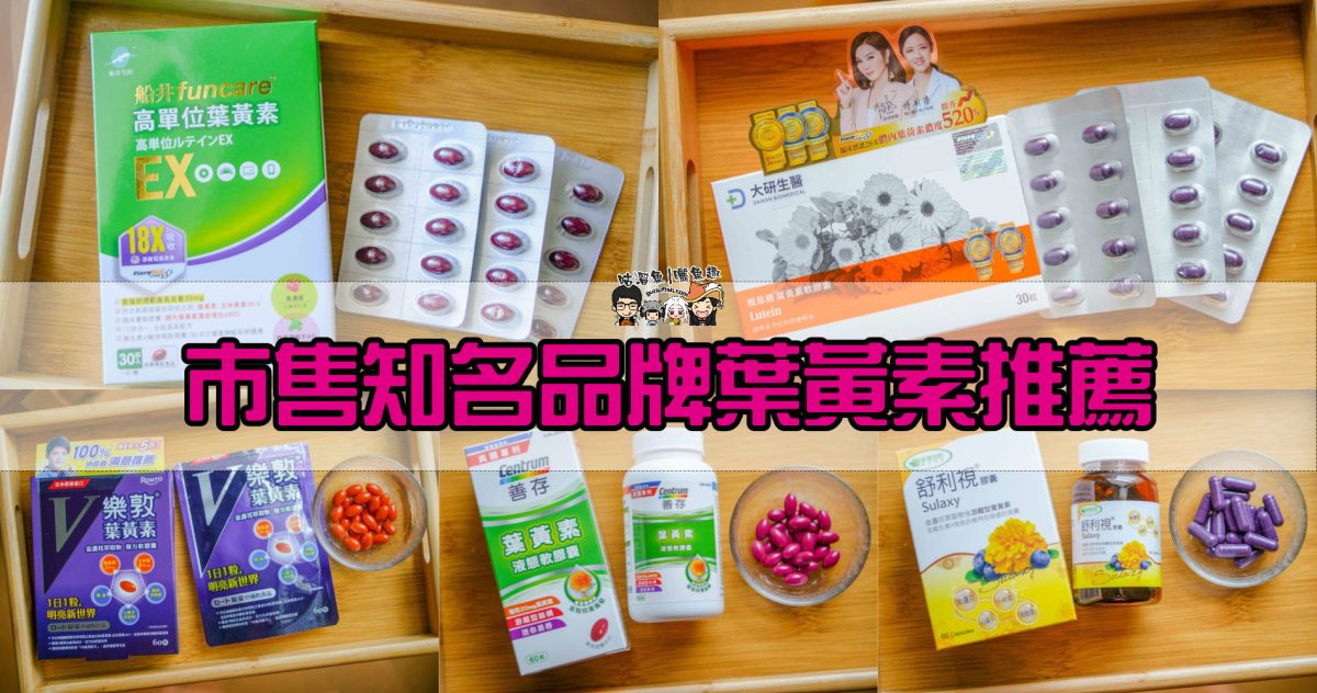 2026最新！市售5款葉黃素推薦！關於葉黃素挑選原則及詳細心得評比