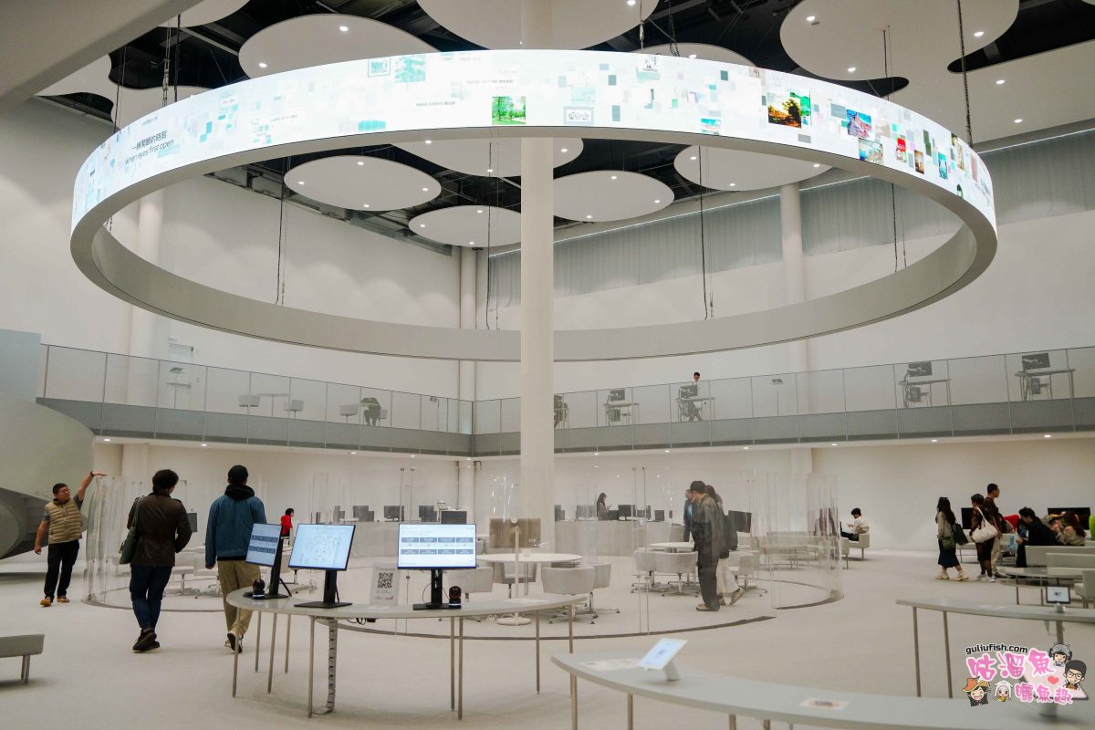 台中景點》臺中綠美圖 | 隱藏公園裡的絕美圖書館，森林中的美術館，夢幻白建築結合愜意戶外綠地空間