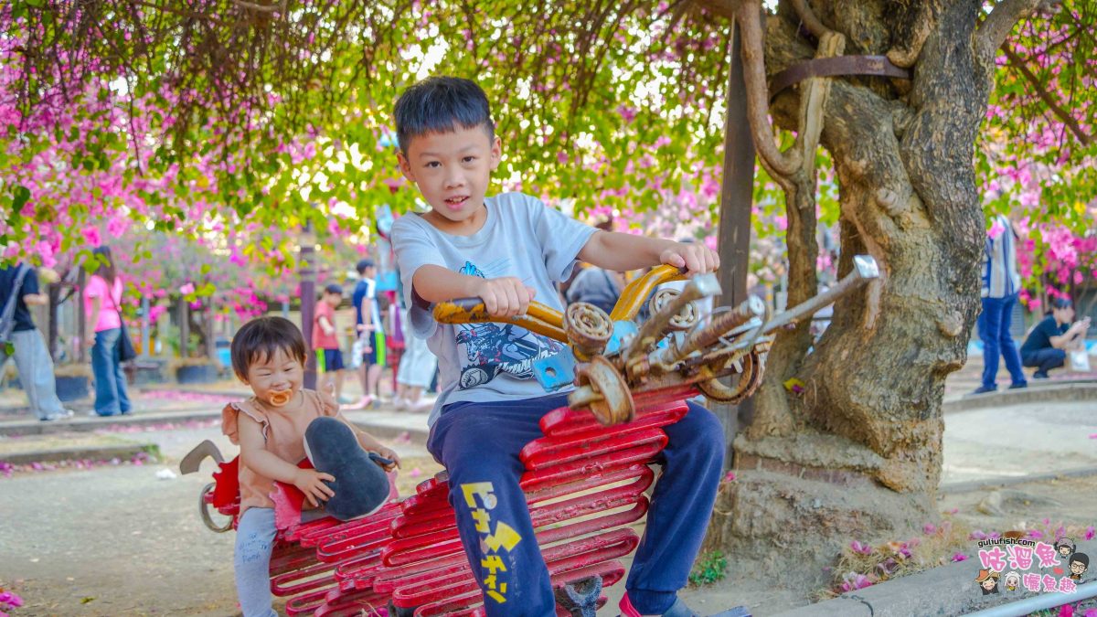 高雄景點》橋頭糖廠 鐵園迷城 | 絕美繽紛九重葛，夢幻盛開浪漫迷城中！